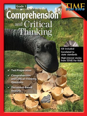 cover image of Comprehension and Critical Thinking: Grade 1